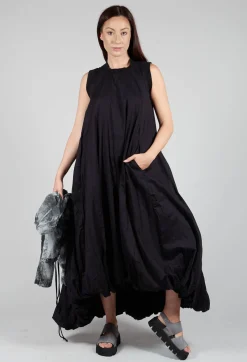 Sleeveless Maxi dress in Black