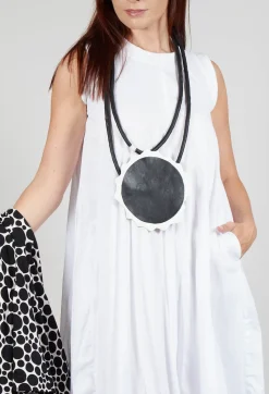 Sleeveless Maxi dress in White