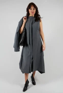 Sleeveless Smock Dress in Grigio