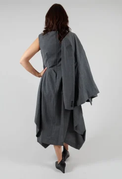 Sleeveless Smock Dress in Grigio