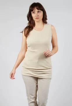 Sleeveless Tank in Bone