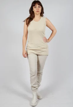 Sleeveless Tank in Bone