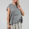 Sleeveless Top in Ferro