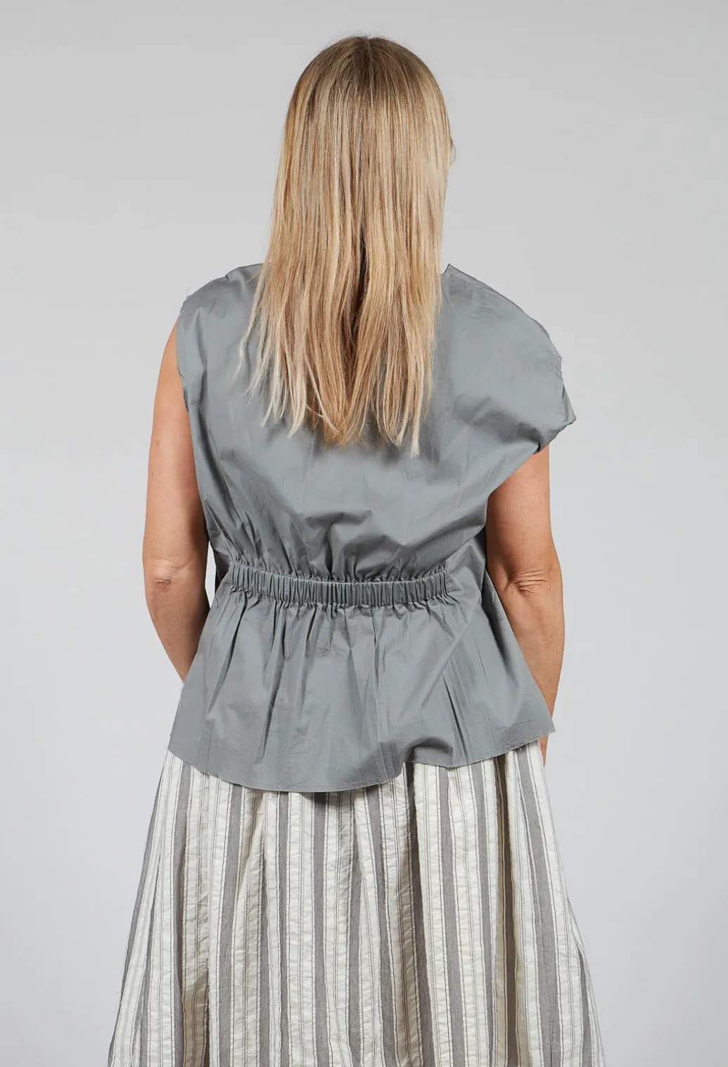 Sleeveless Top in Ferro