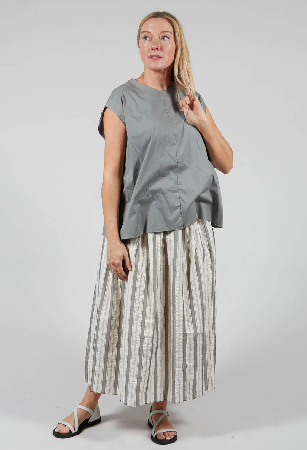Sleeveless Top in Ferro