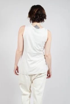 Sleeveless Vest in Galaxy Print
