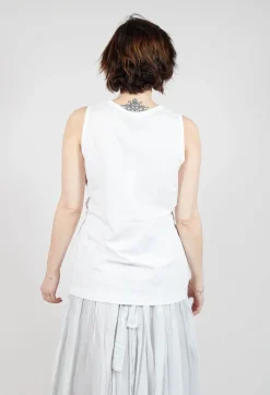 Sleeveless Vest in Starwhite Print
