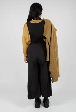 Sleeveless Wide Leg Jumpsuit in Black