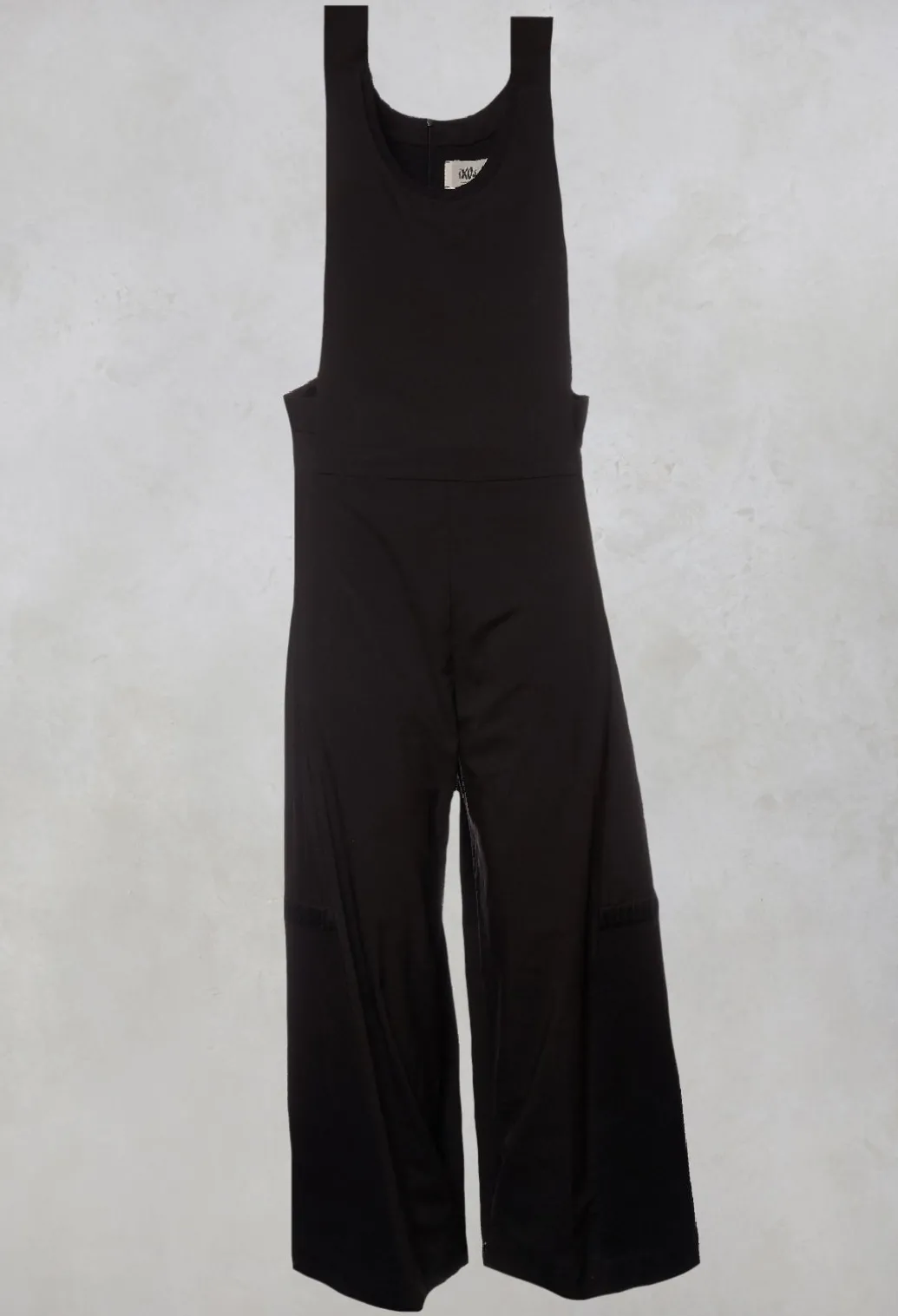 Sleeveless Wide Leg Jumpsuit in Black