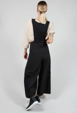 Sleeveless Wide Leg Jumpsuit in Black
