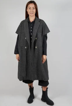Sleevless Coat HW in Peppper