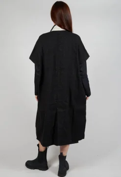 Sleevless Coat Lino/WK in Black