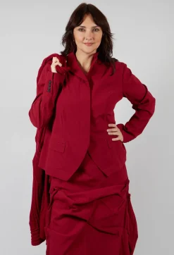 Slim Double Button Jacket in Sunset