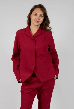 Slim Double Button Jacket in Sunset
