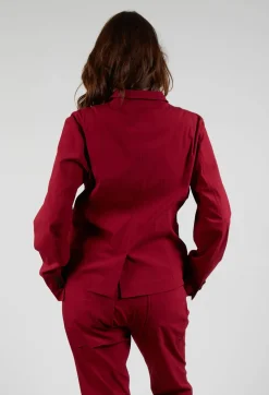 Slim Double Button Jacket in Sunset