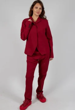 Slim Double Button Jacket in Sunset