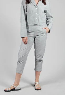 Slim Fit Geisha Pants in Navy