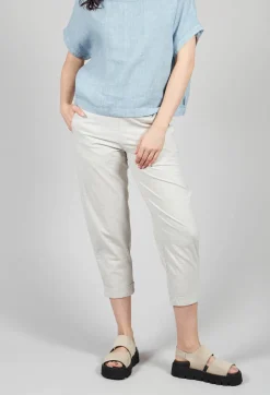Slim Fit Geisha Pants in Greige
