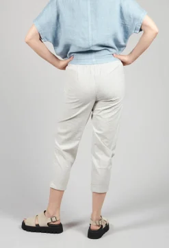 Slim Fit Geisha Pants in Greige
