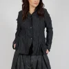Slim Fit Jacket in Black Sparkle