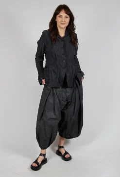Slim Fit Jacket in Black Sparkle