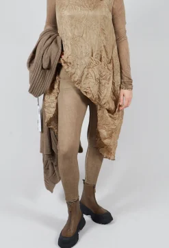 Slim Fit Leggings in Camel Cloud