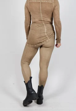 Slim Fit Leggings in Camel Cloud