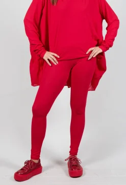 Slim Fit Leggings in Cardinal Cloud
