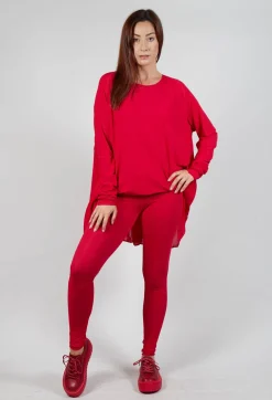 Slim Fit Leggings in Cardinal Cloud