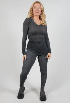 Slim Fit Leggings in Slate Cloud