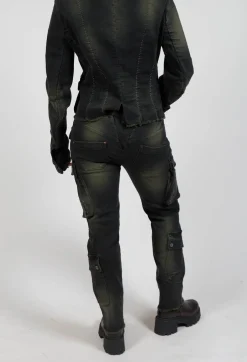 Slim Jeans in Denim Moss
