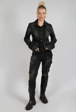 Slim Jeans in Denim Moss