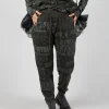 Slim Leg Joggers in Jungle Shiny Print