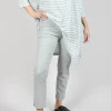 Slim Leg Pull On Trousers in Grey