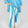 Slim Leg Pull On Trousers in Malibu Print