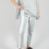 Slim Leg Pull On Trousers in Grey Print