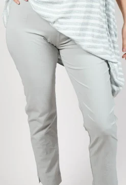 Slim Leg Pull On Trousers in Grey