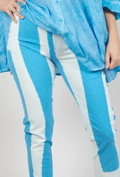 Slim Leg Pull On Trousers in Malibu Print