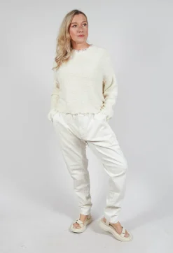 Slim Leg Trousers in Galaxy Paint