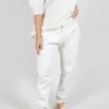 Slim Leg Trousers in Starwhite Paint