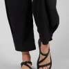 Slim Strap Sandals in Gasoline Nero