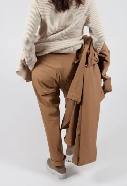 Slim Trousers in Camel