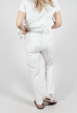 Slimline Trouser in Starwhite