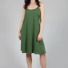 Slip Dress in Green