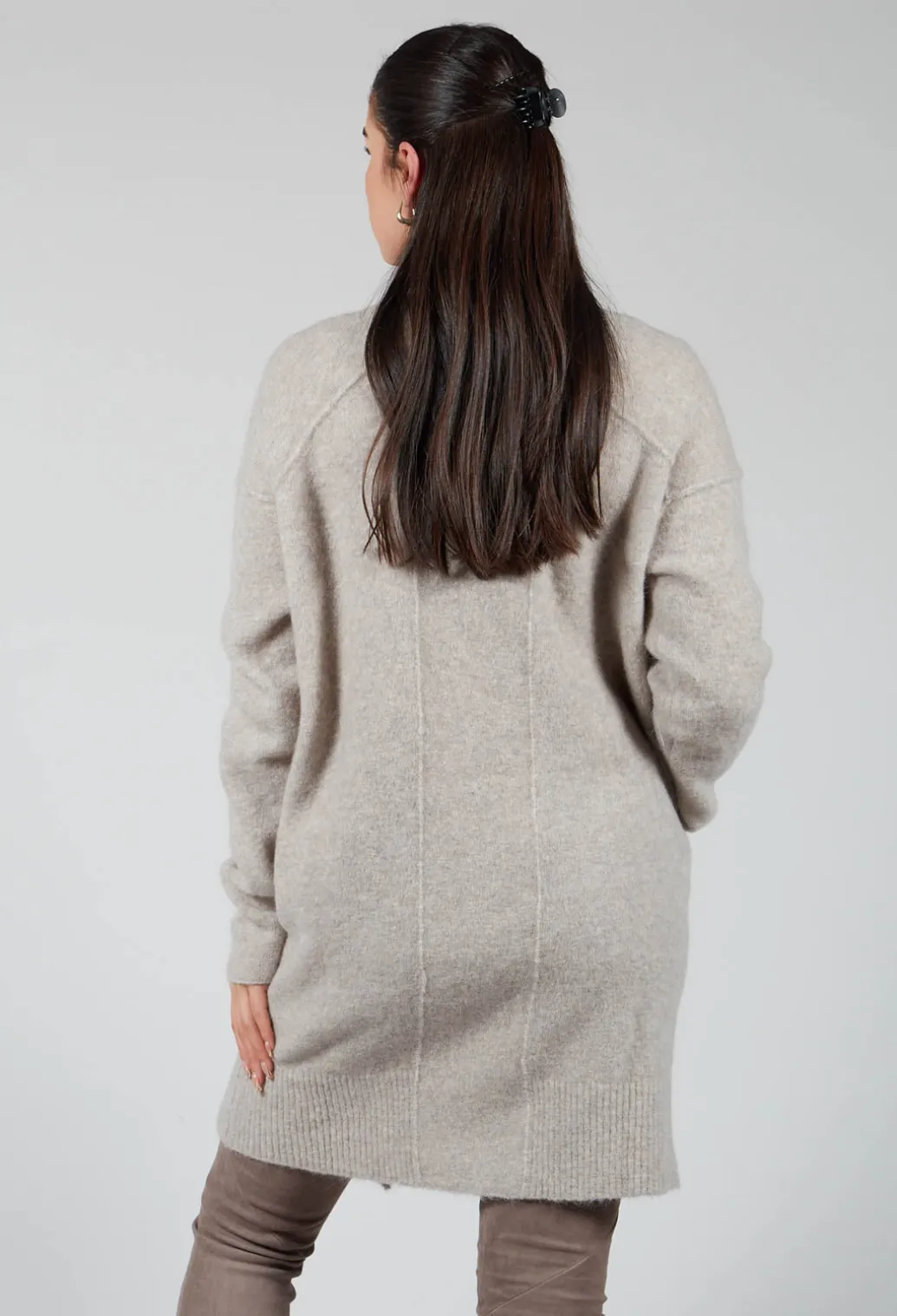 Slouch Cardigan in Plaster