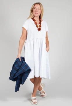 Smock Dress in Bianco