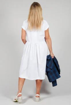 Smock Dress in Bianco