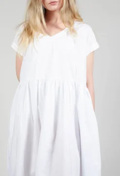 Smock Dress in Bianco