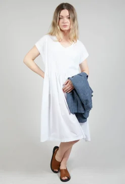 Smock Dress in Bianco
