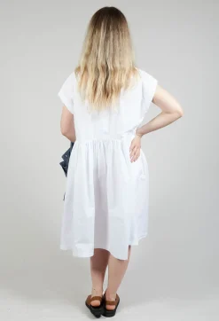 Smock Dress in Bianco